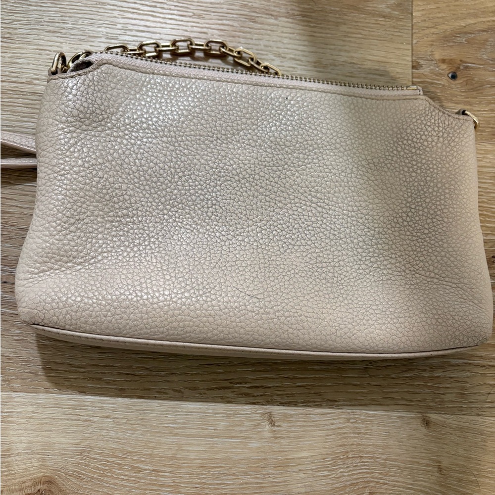 Tory Burch Beige Leather Crossbody Bag - Picture 3 of 6